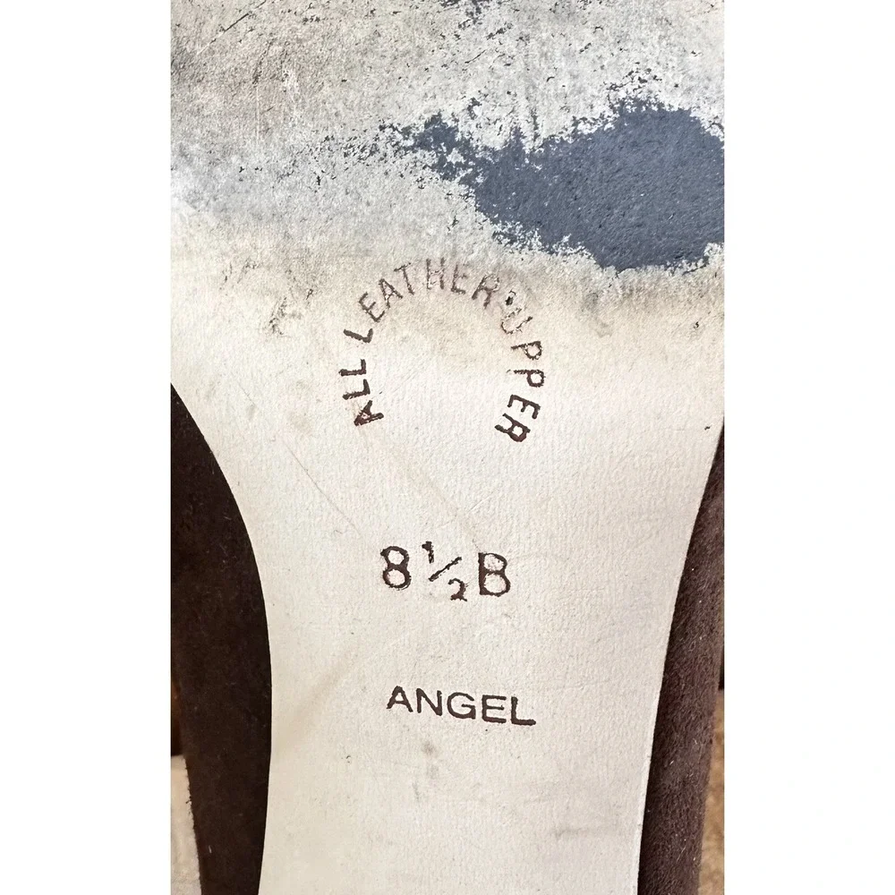 Valerie Stevens Heeled Pumps Angel‎ Brown Size 8.5 B Business